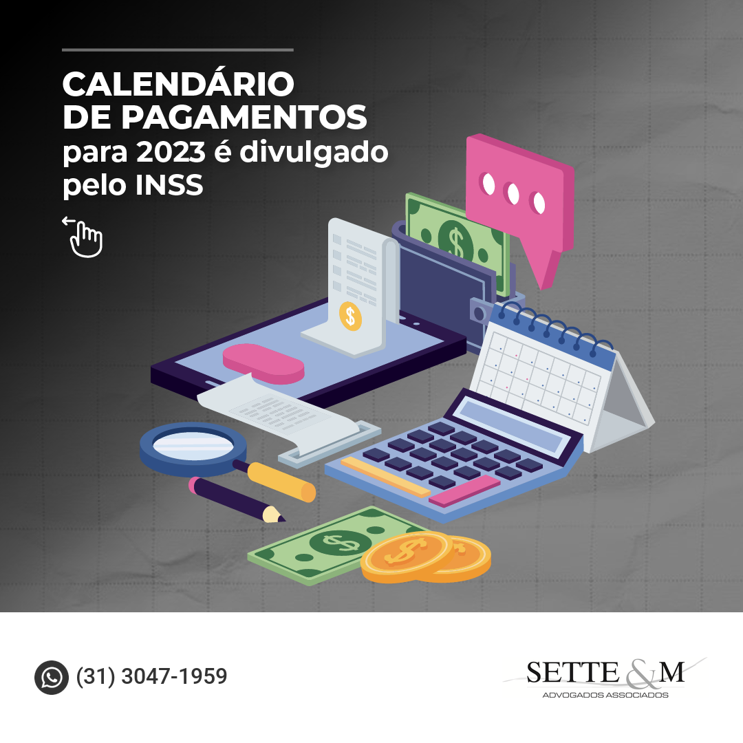 Calendário de pagamentos para 2023 é divulgado pelo INSS